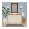 Stupell Industries Unwind and Refresh Bath Sink Canvas, design by Cat Thurman Designs